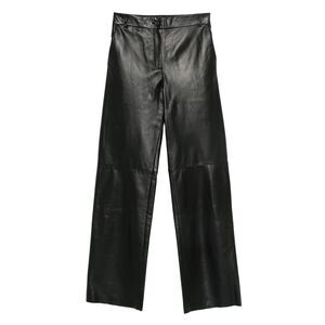 Antonelli Black Trousers - Straight Trousers Women
